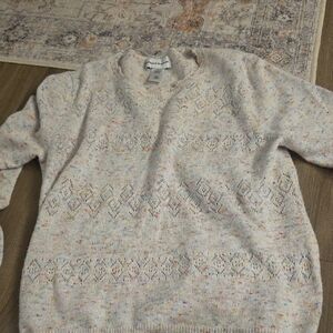 Alfred Angelo Speckled Knit Sweater